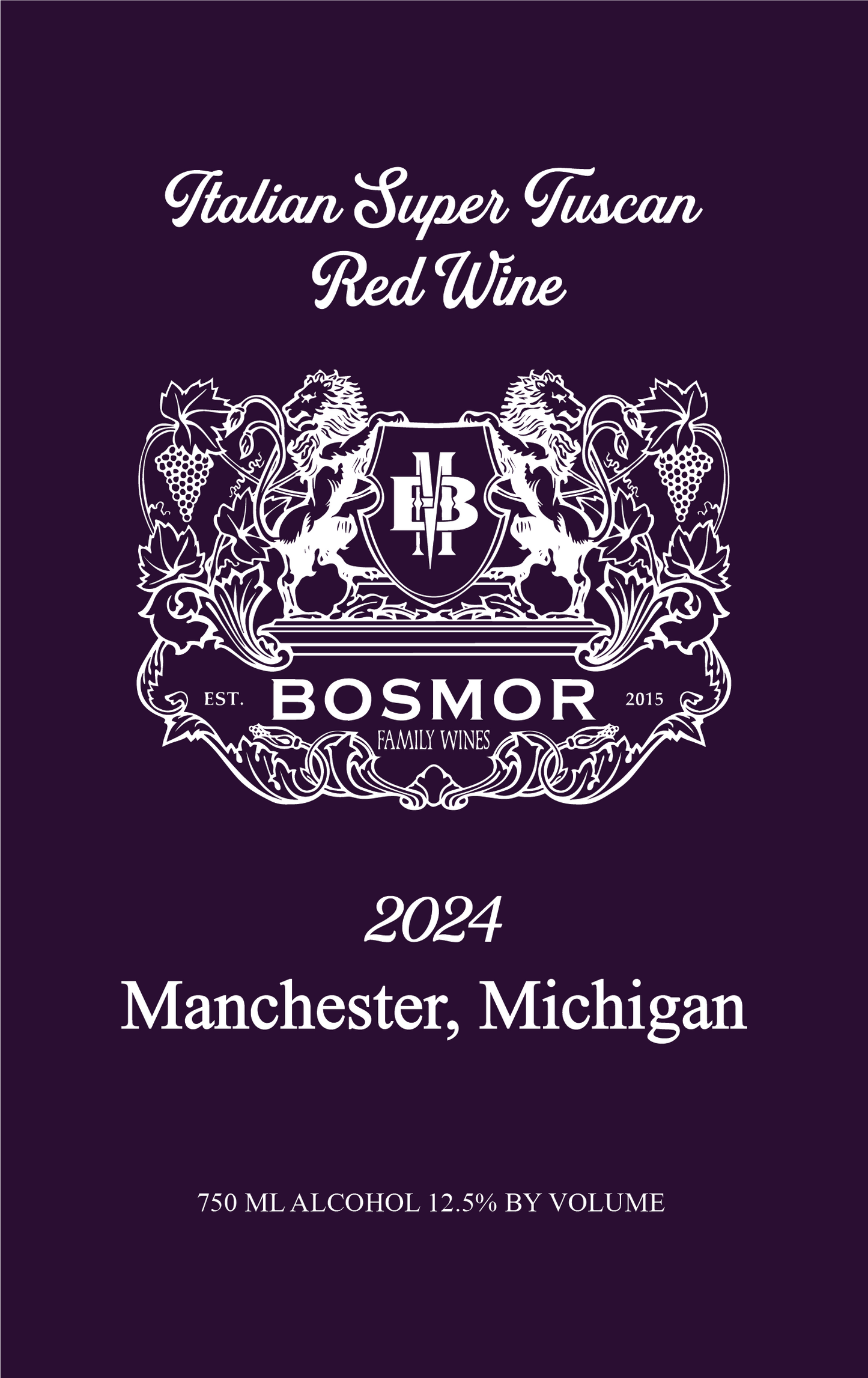 American Red Wine Super Tuscan Style