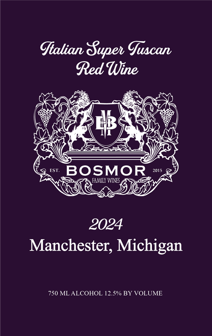 American Red Wine Super Tuscan Style